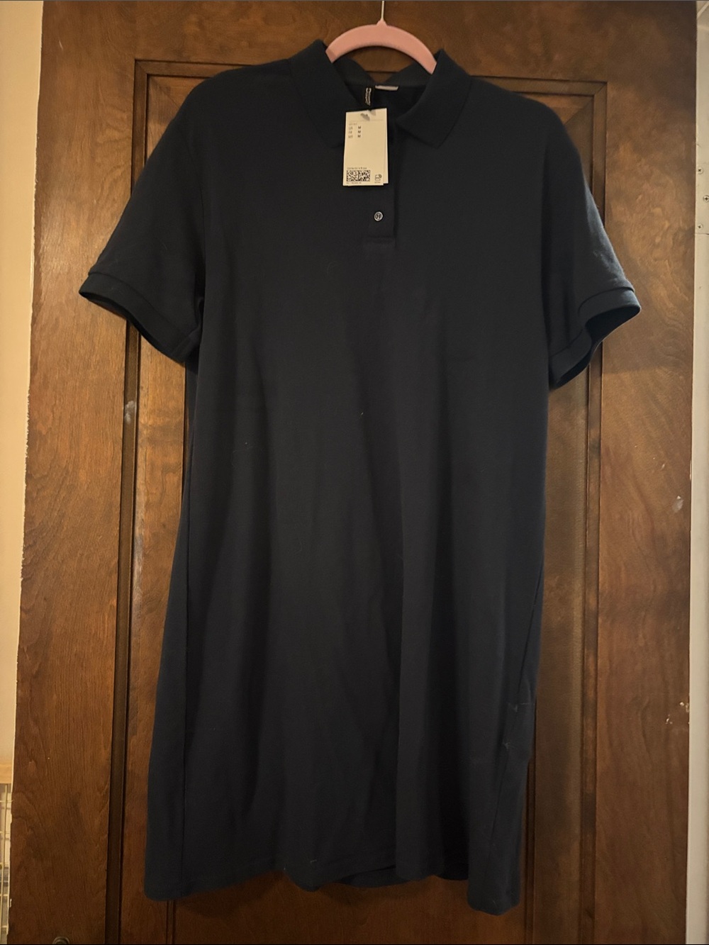 Women’s polo shirt dress- navy